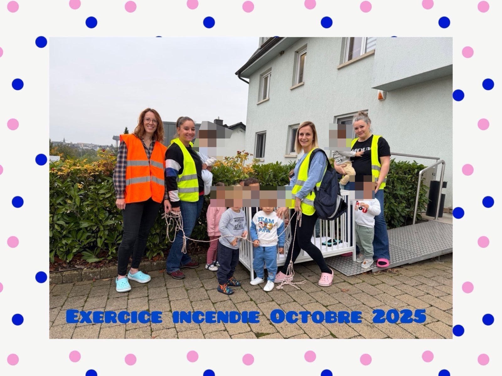 Actualite - Exercice incendie au service de la sécurité des enfants